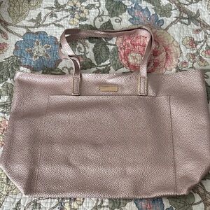 Sofia Vergara Vegan Leather Pink Tote Bag